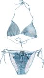 R.E.D. by EMP R.E.D. Rock-Engineered Design Blauwe bikiniset met halterbandjes - Dames - XXL