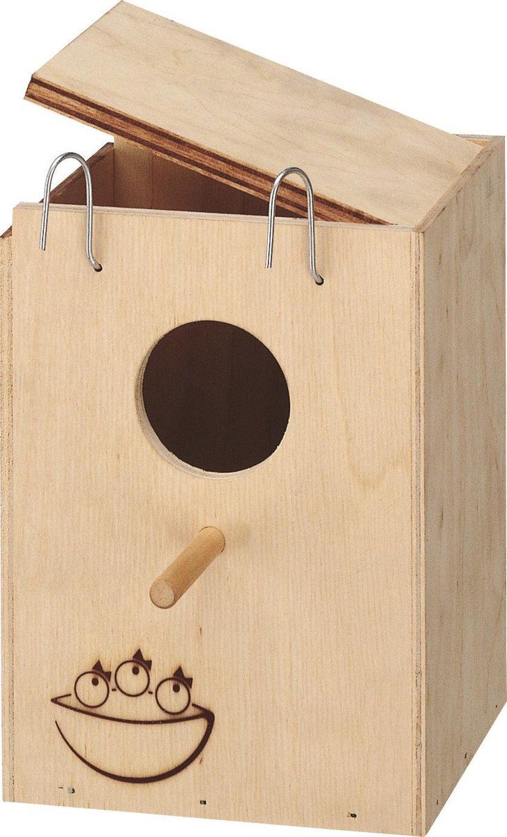 Ferplast Nido Vogelhuisje - 17 cm - Hout - Beige