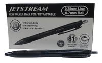 Uni-ball Rollerball JetStream SXN-157E, zwart, 0,7 mm, doos, 12 stuks