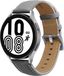By Qubix Qubix - Premium Leather Watch Strap for Garmin Vivomove 3 / HR / Luxe / Sport / Style / Trend - Grey - 20mm