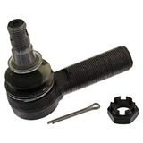 febi bilstein 12974 spoor- / stuurstangeindstuk met kroonmoer en splint, 1 stuk