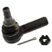 febi bilstein 12974 spoor- / stuurstangeindstuk met kroonmoer en splint, 1 stuk