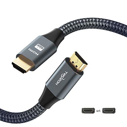 Twozoh 4K HDMI-kabel 5M/15FT - High Speed Ultra HD - Nylon Gevlochten - HDMI 2.0 - PS5, PS4, Xbox, PC, HDTV
