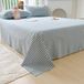 Coton Polyester Drap de lit 160 x 230 cm avec 2 taies d'oreiller