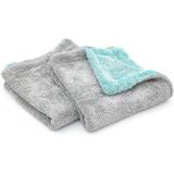 The Rag Company - The Liquid8r - Absorberende 70/30 Blend microvezel | Lakbestendig en krasbestendig, ultra-absorberend, Twist-Loop 70/30-mix, Koreaanse microvezel, 1100 g/m², verborgen zoomrand