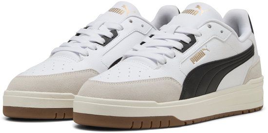 PUMA Shuffle Downtown OG Unisex Sneakers - PUMA White-PUMA Black-Vapor Gray