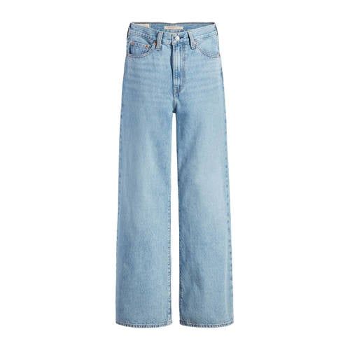 Levi's High Waist Wide Leg Jeans - Light Blue Denim
