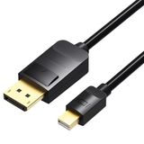 Watio Wave Kabel - Mini-Displayport/m naar Displayport/m, 3 m, zwart