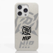 Fibriva Coque de Téléphone Compostable Apple iPhone 15 Pro - Ninjas in Pyjamas Officiel - Blanc Discret