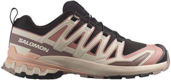 Salomon XA PRO 3D V9 Trailrunningschoenen Dames - Roze - Zwart - Beige - Lichtgrijs - Maat 39 1/3