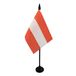 AZ FLAG Tafelvlag Oostenrijk 15x10 cm Polyester 100D Plastic Voet