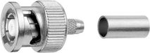 Telegärtner J01000R0000 BNC-Reverse-connector Stekker, recht 50 Ω 1 stuk(s)