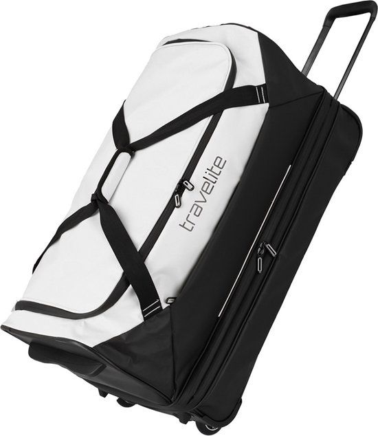 Travelite Basics Tarpaulin Wheeled Duffle Large 70 cm - White