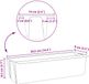 vidaXL Bloembakken voor Euro-pallets - 24 stuks - Bruin - 36 x 13,5 x 9,5 cm