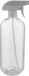 Merkloos Lege plastic fles 1 liter PET transparant - met witte spraykop - set van 10 stuks - navulbaar - Leeg