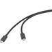 Renkforce USB-kabel USB 3.2 Gen2x2 20 GBit/s USB-C stekker, USB-C stekker 1.00 m Zwart 4K UHD RF-6830468