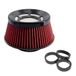 Simoni Racing Spa FSR/EU enkelvoudige kegelfilter, ultralicht, chroom cap/rood katoen