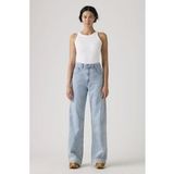 Levi's Cinch Baggy Carpenter Summer Job Stone Jeans W26L29 Blauw Dames