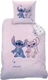 Disney Lilo & Stitch Dekbedovertrek Amour - 140 x 200 + 63 x 63 cm - Katoen