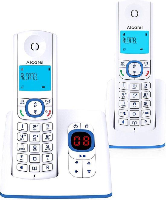 Alcatel F530 Voice Duo FR - Draadloze Telefoon - Wit