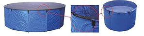 Aquaforte Flexibele vouwbak "Koi bowl", Ø 120 x H 60 cm (± 680 liter), incl. afdeknet en praktische draagtas, blauw