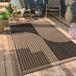 Paco Home Tapis d'extérieur Bohème Fleurs Géométrique 80x150 cm Anthracite