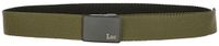 Lee Reversible Webbing Riem Groen 100 cm Man