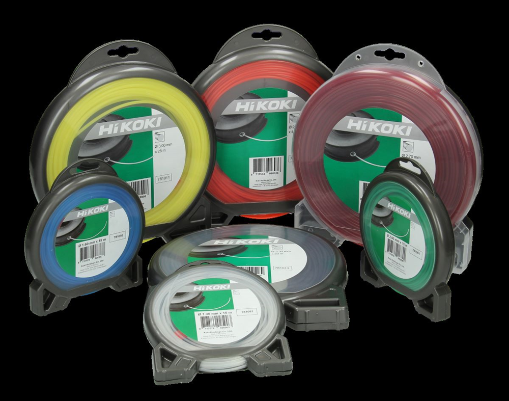 Hitachi NYLON LIJN ROND 1.6 MM BLAUW 15 METER