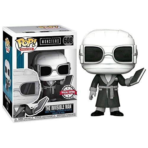 Funko POP Films: UM- Onzichtbare Man (B&W)