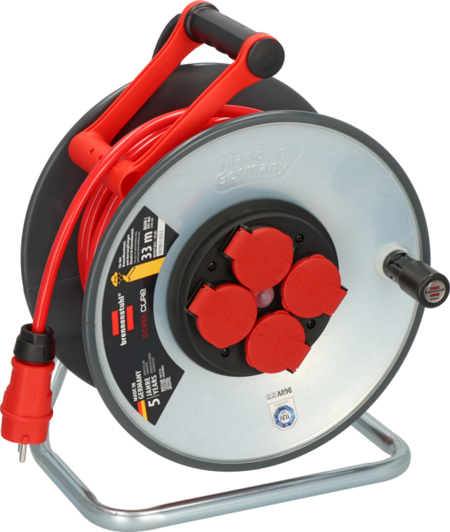 Brennenstuhl Professional SC 3210 SteelCore Kabelhaspel - 33m - Rood