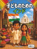 子どものためのインド: 驚くべき大自然、伝統工芸、最先端テクノロジーから美味しい料理まで：ぬりえ、クイズ、楽しいお話でインドの魅力を探検する子ども向けガイドブック