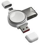 DrPhone WatchGo - Magnetische Draadloze Oplader USB en USB-C Compatibel met Apple Watch Series 2/3/4/5/6/7/8/SE