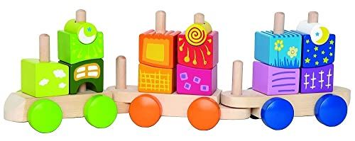 Hape E0417 - Fantasiebouwstenen spoorbaan - 5055346281489