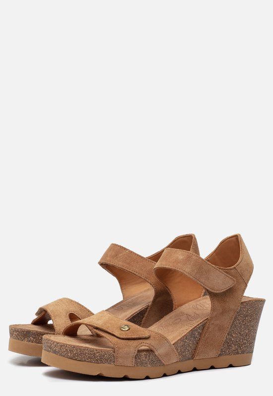 Panama Jack Vila B3 Bark Taupe Women's Sandals - Size 40