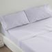 Burrito Blanco Beddengoedset, katoenmix, voor eenpersoonsbed met 105 cm breedte, 3-delig, grijs 241