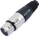 OMNITRONIC XLR socket 5pin bk