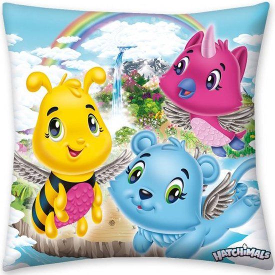 Hatchimals Sierkussen - 40 x 40 cm - Multi
