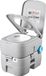 VEVOR Portable Toilet, 30L Detachable Waste Tank, 200 Flushes, Camping Toilet for Adults, Outdoor Travel Potty with Level Indicator, Suitable for RV Travel, Camping, Hiking, Boating and Road Trips