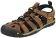 KEEN Clearwater CNX Leather Sandalen Heren bruin
