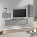 Maison Exclusive - Meuble TV 4 pièces Sonoma Gris Bois d'ingénierie