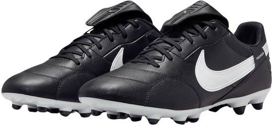 Nike Premier III FG Voetbalschoenen Senior Zwart/Wit Maat 40