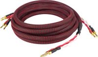 Dynavox 207298 Audio Aansluitkabel [2x Bananenstekker - 2x Bananenstekker] 3 m Zwart/rood