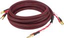Dynavox 207298 Audio Aansluitkabel [2x Bananenstekker - 2x Bananenstekker] 3 m Zwart/rood
