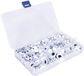 Rayher hobby materialen Rayher Knutsel/hobby wiebel oogjes - 1500x stuks - sorteer box - bewegend - 4-15 mm