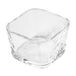 6 stuks - minibeker, vierkant, 75 ml, 5,7 x 5,7 x 4 cm, transparant, glas