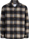 JACK&JONES Heren Overhemd JJESOHO OLLIE LS Geruit Lange Mouw Regular Fit Navy Blazer L