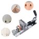 StarTech Pocketgatboorgeleider - Paneelklem - Spannebereik 12–36 mm - Geschikt voor 9,5 mm boren - Aluminium basisplaat, 15 mm - Zilverkleurig