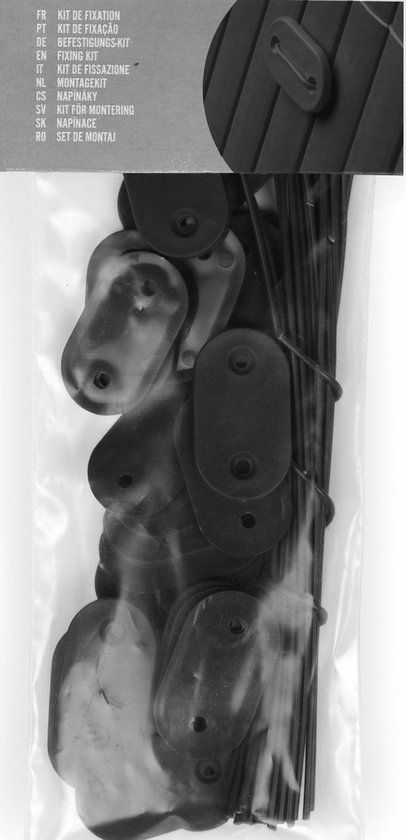 Intergard Tie-wraps, tyraps, tie rips of kabelbinders zwart