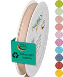 Halbach Seidenbänder Cadeaulint, breedte 10 mm, lengte 25 m, naturel