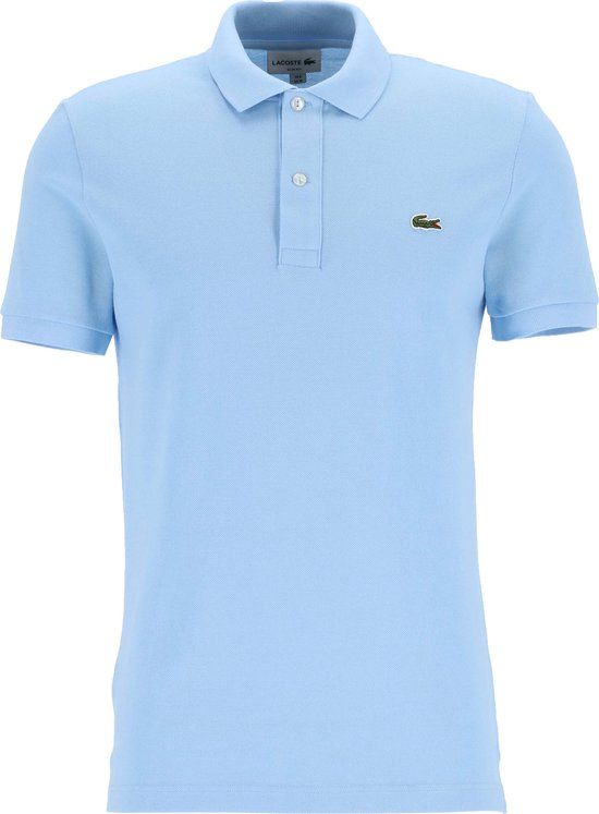Lacoste Pique Poloshirt - Lichtblauw - Heren - Maat S